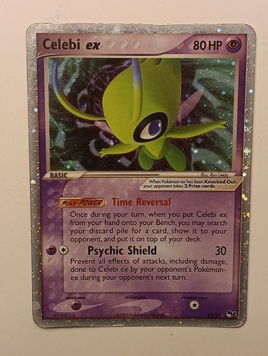Celebi ex 17/17 POP Series 2 Holo Rare Vintage Pokemon TCG