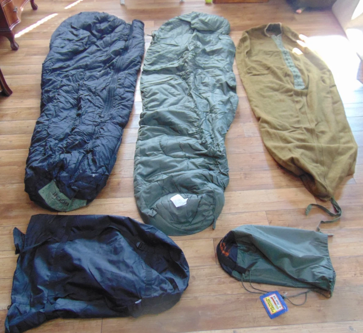 U.S. ECW Sleeping Bag System, Put together set, very good cd.,free U.S. shipping