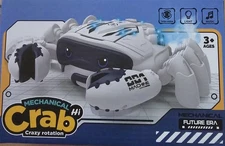 mechanical Atomizing Crab Toy with Spray & Obstacle Avoidance Kids Gift fun game