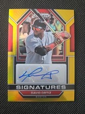 2023 Prizm Gold Signatures #SIG-DO David Ortiz 10/10. Boston Red Sox 