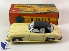 JOUET ANCIEN JOUSTRA 2042 VOITURE MERCEDES 190SL FRICTION AVANT  22CM 1960