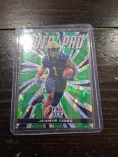 2022 Leaf Pro Set Draft Metal Goin' Pro Jahmyr Gibbs #GP-JG1 Green