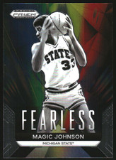 2024-25 Panini Prizm Draft Picks Fearless #13 Magic Johnson - BSK
