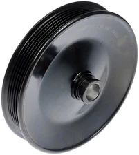 Black Power Steering Pump Pulley Compatible Direct Replacement Construction New