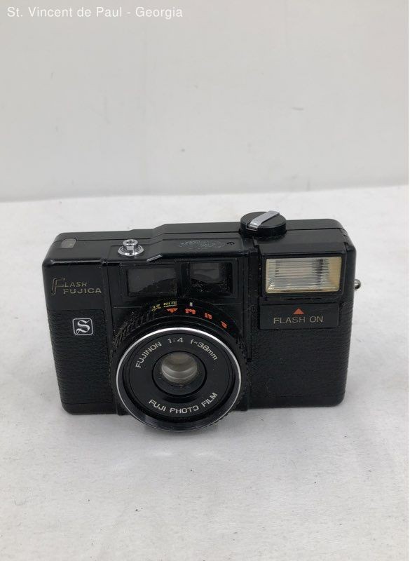 Vintage Fuji Fujica Fujifilm Photo Film Camera Flash S 1:4 F=38mm