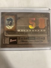 2005 Donruss Playoff Biography - Hank Aaron Career Home Run Hank Aaron #58.