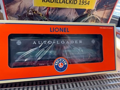   LIONEL -6-39450 EVANS AUTO LOADER / GREEN CARS-NEW-  L2178