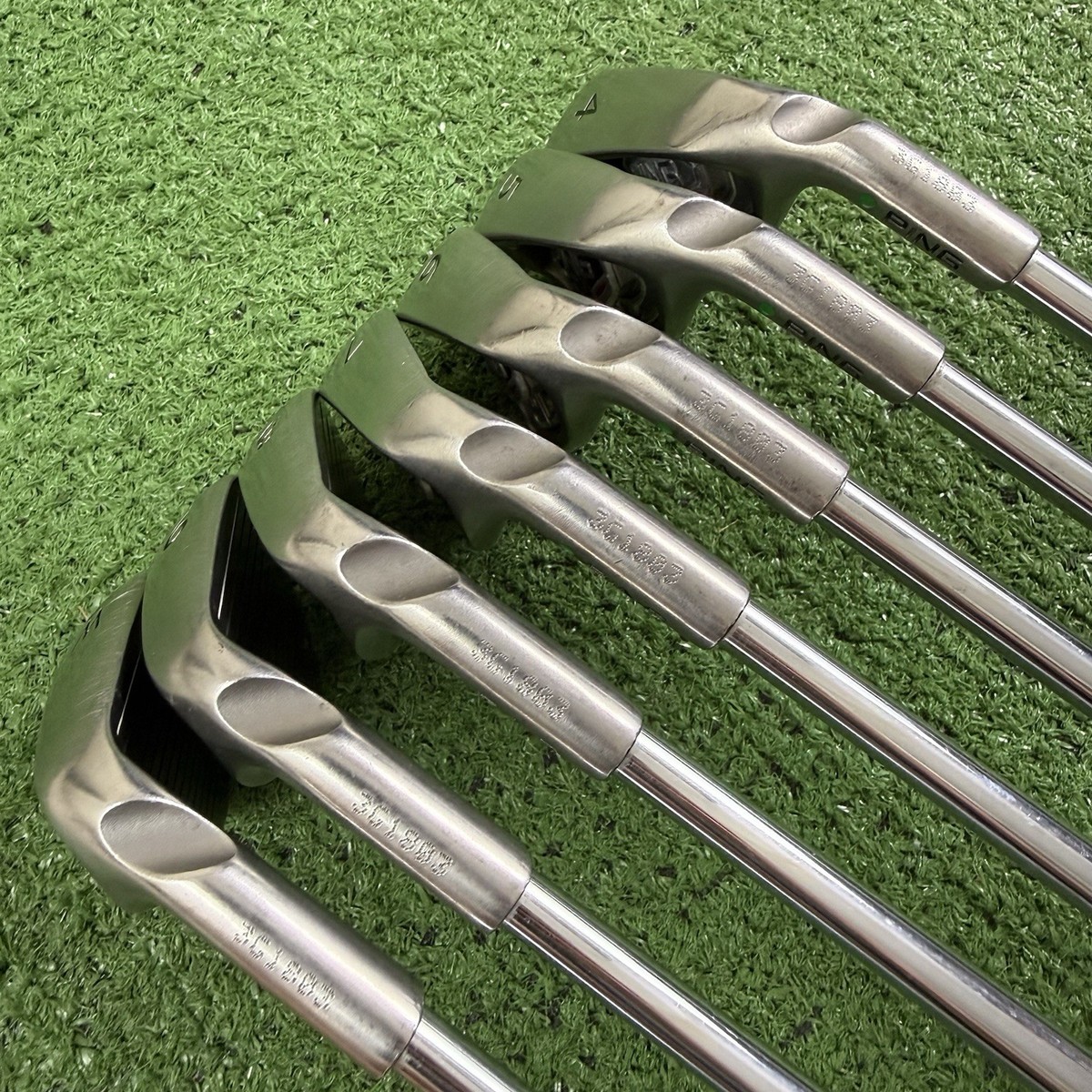 Ping i15 Iron Set 4-PW Green Dot AWT Regular Flex Steel Golf Pride