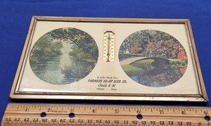 vtg Farmer's CO-OP CHAPIN, Iowa IA SOUVENIR Advertising SHIPPING INCLUDED