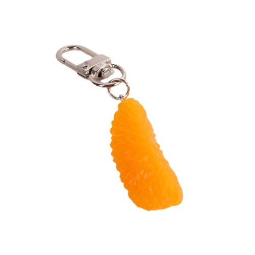 Exquisite Orange Keychains Luxury Bag Hanging Pendant - Picture 4 of 4