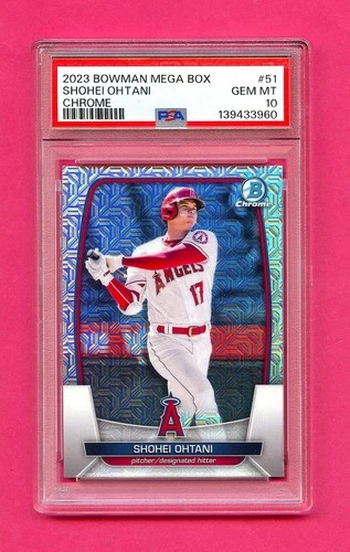 New Listing2023 Bowman Mega Box SHOHEI OHTANI #41 Chrome Mojo Refractor PSA 10 LA Dodgers