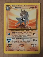 Pokemon Omastar 43/75 Neo Discovery NM-Mint See Pictures
