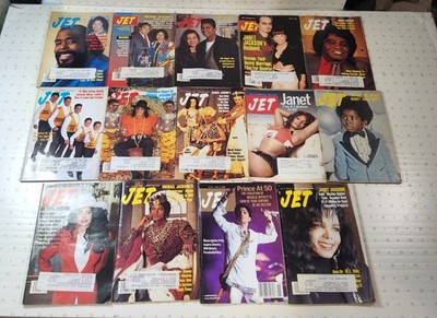 VTG Jet magazine Michael Jackson lot Janet Prince James Brown   Rare Collectible