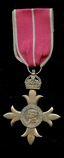 WWII WW2 British UK OBE Order of the British Empire MILITARY-FULL SIZE MBE Medal