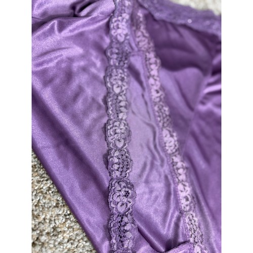 Camicia donna Worthington viola con orlo in pizzo XL senza maniche sexy - Foto 10 di 10