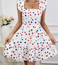 SHEIN Women’s Polka Dot  Mini Dress Size Small