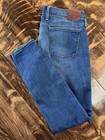 Womens Lucky Brand medium wash Charlie Skinny jeans with distressing size 6/28A — photo 4
