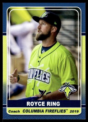 2019 Royce Ring MiLB Minor League Rookie RC Columbia Fireflies