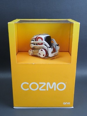 Cozmo by Anki Red White Interactive Robot w/ Original Box Cubes Charger