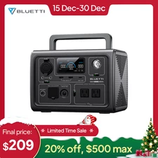 BLUETTI EB3A 600W 268Wh Portable Power Station Solar Generator LFP 2500+Cycles