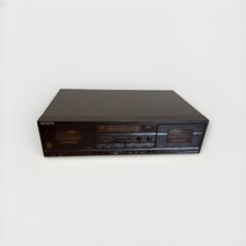 SONY TC-WR570 HX PRO Dolby Dual Double Cassette Tape Deck w/ Power Cord Tested