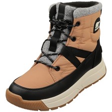 SOREL Whitney Iii Mid Waterproof Womens Casual Boots in Tawny Buff - 4 UK