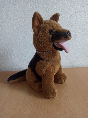 Kommissar Rex 1996 Heunec SAT1 Plüsch Hund Kuscheltier Vintage Retro Stofftier