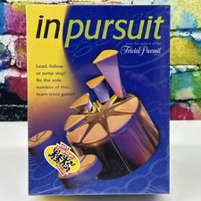IN PURSUIT Team Trivia Game Trivial Pursuit 4-8 Players In Teams Fun Sealed NEW!