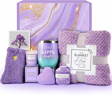 Birthday Gifts for Women, Self Care Get Well Soon Gifts, Lavender Relaxing Spa G