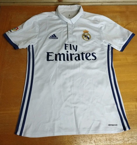 Real Madrid 2016/17 Home Shirt - Small - #19 Modric Adidas Player Shirt