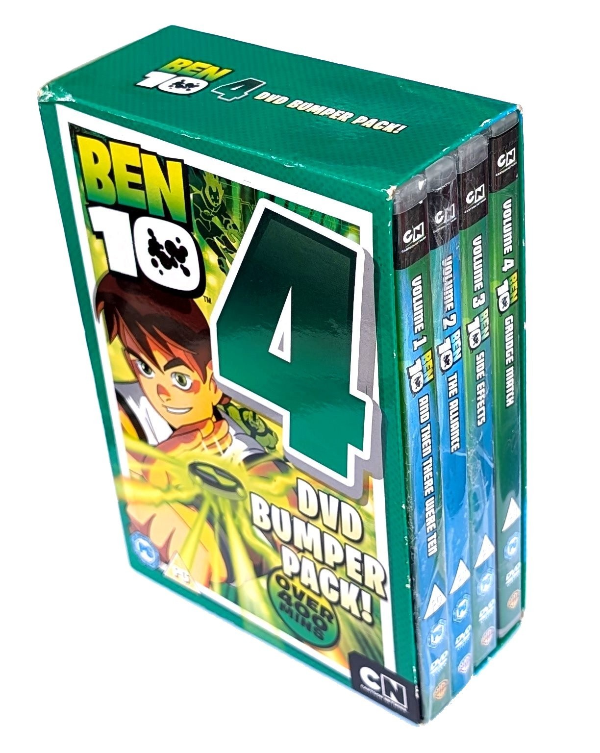 Ben 10 Omnitrix DVD BOXSET Volume 1-4 Over 400 Minutes 18 Episodes 2012