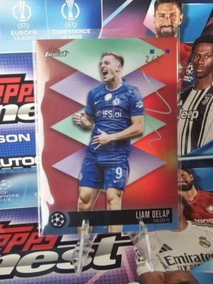 Liam Delap Chelsea Topps Finest Ucc 2025-26 2/3 Rare