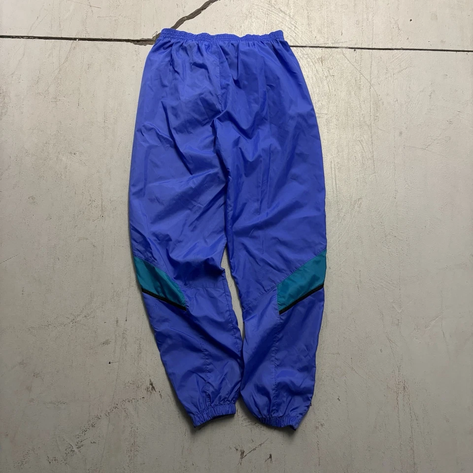 Calça de treino Nike brilhante vintage vibrante neon roxo esportes academia!!DESC!! - Imagem 2 de 4