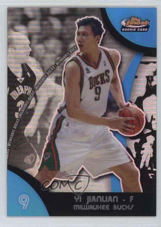 2007-08 Topps Finest Blue Refractor /199 Yi Jianlian #73 9v7