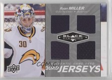 2010-11 Upper Deck Black Diamond Quad Jerseys Ryan Miller #QJ-RM 0i5j
