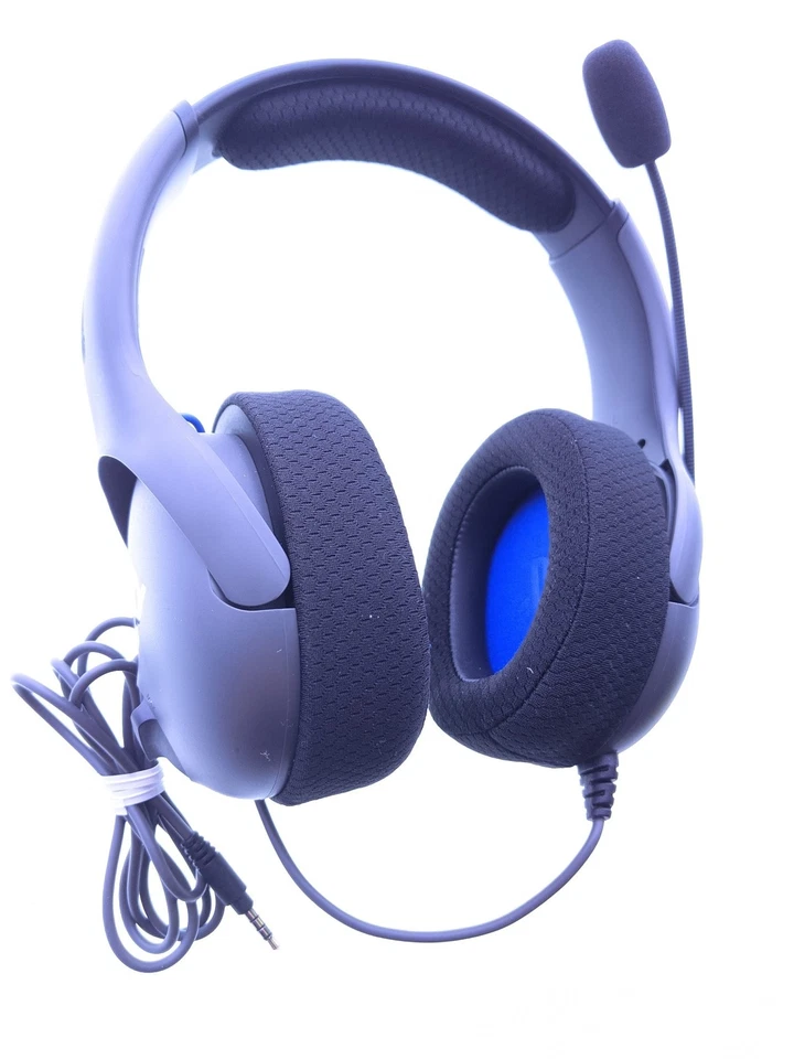 PDP - LVL50 Wired Stereo Gaming Headset for PlayStation 4 - Gray/Black - Image 4 of 4