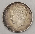 1924 United States USA $1 PEACE DOLLAR Vintage SILVER Coin NO RESERVE AUCTION