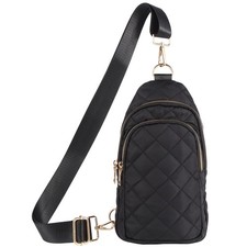 Sling Bag for Women Quilted Crossbody Bags for Women Fanny Pack Backpack Puff...