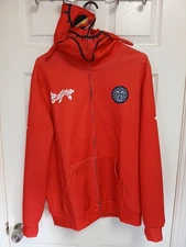 Glo Gang Glo Man Full Zip Hoodie (Red) XL New Without Tags  