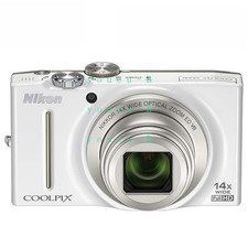 Nikon COOLPIX S8200 Digital Camera 16.1 MP 14x Optical Zoom White Built-in Flash