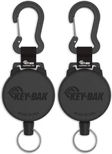 KEY-BAK SECURIT Heavy Duty Retractable Key Holder, 48 inch Cord, 8 oz.