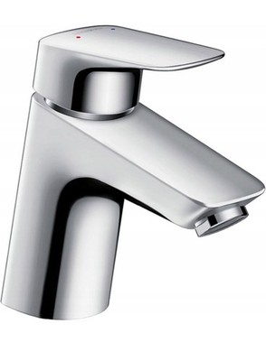 Bateria umywalkowa stojąca Hansgrohe Logis chrom + KOREK Click Clack