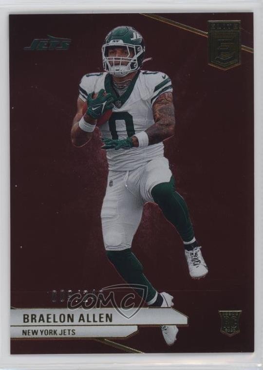 2024 Panini Donruss Elite Rookies Maroon 9/249 Braelon Allen #194 10tb