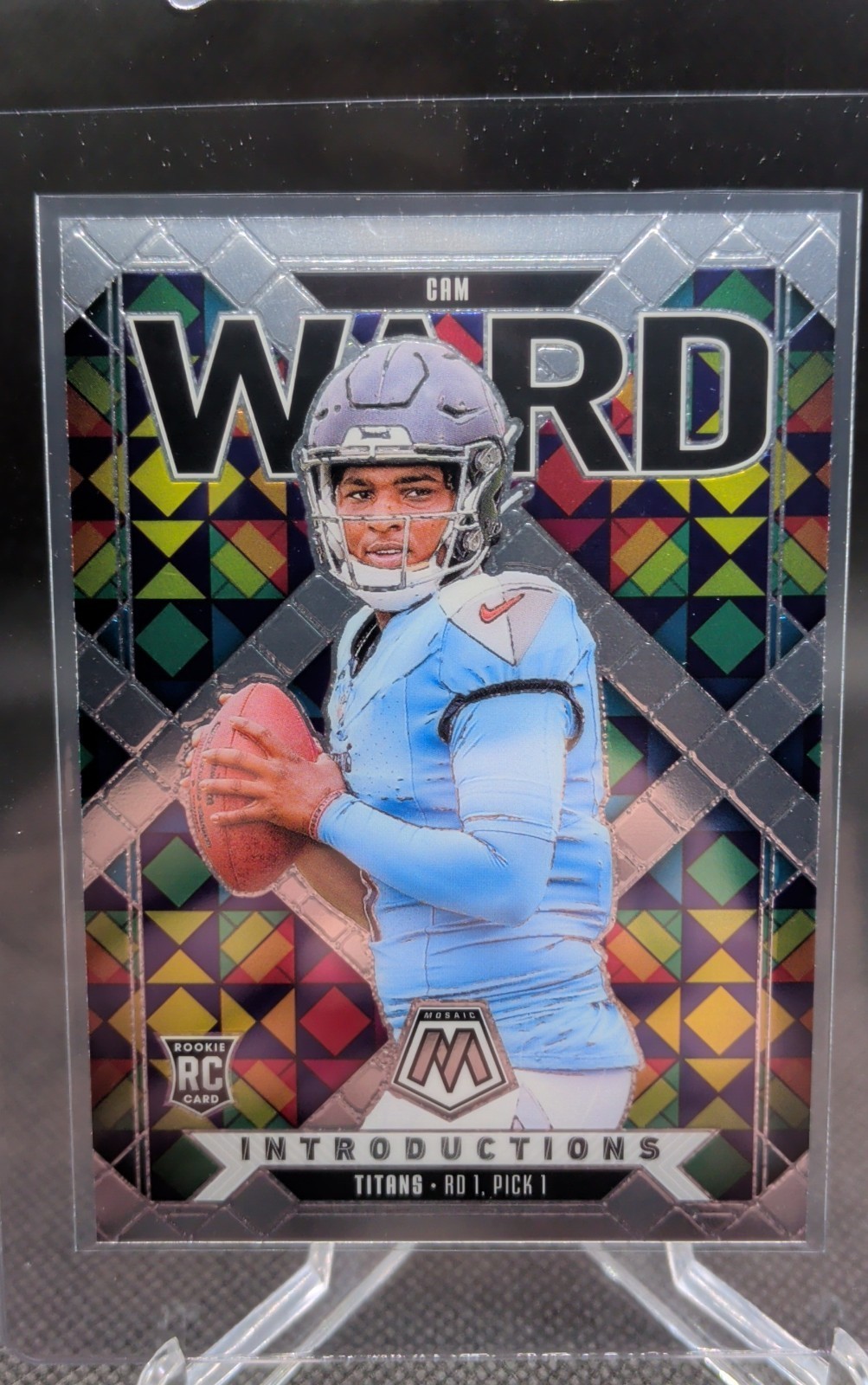 2025 Panini Mosaic - Introductions Cam Ward #6 (RC)