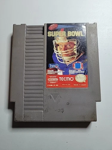 Tecmo Super Bowl (Nintendo NES, 1991) Authentic *Tested&Works* Fast Shipping