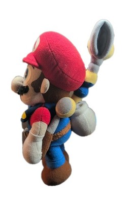 Mario Sunshine Plush w F.L.U.D.D. (2002) 8” ToySite BD&A Has Some