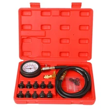 Oil Pressure Tester Tool, Gauge kit, 0-140 PSI red-1 