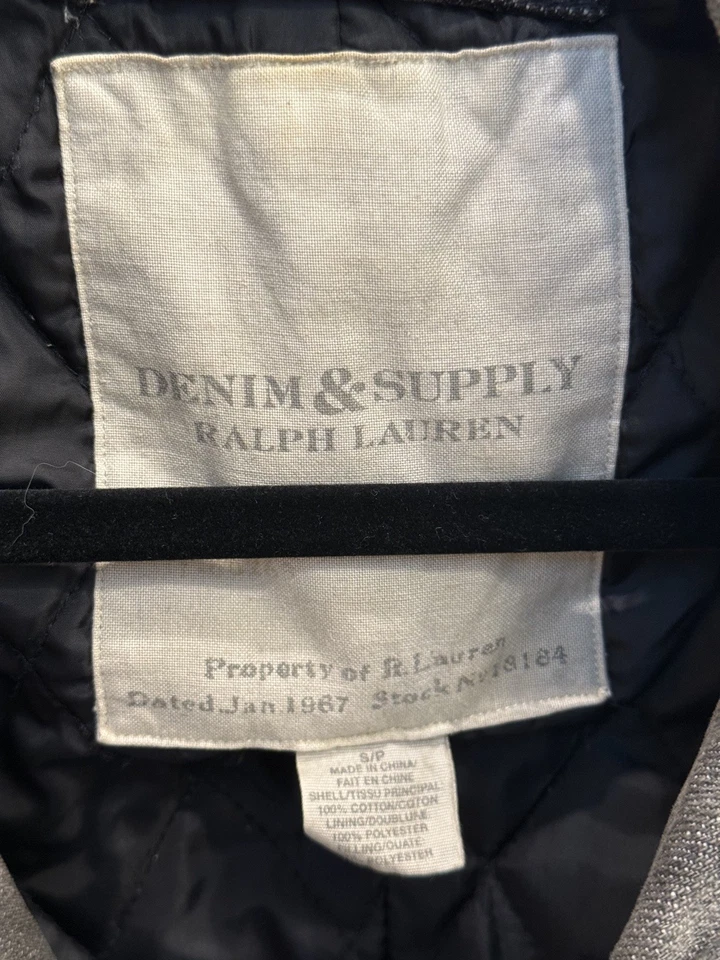 Ralph Lauren Denim and Supply Washed Grey Peacoat - Image 4 of 4
