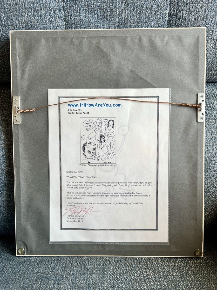 Daniel Johnston Original Art - Custom Framing | eBay