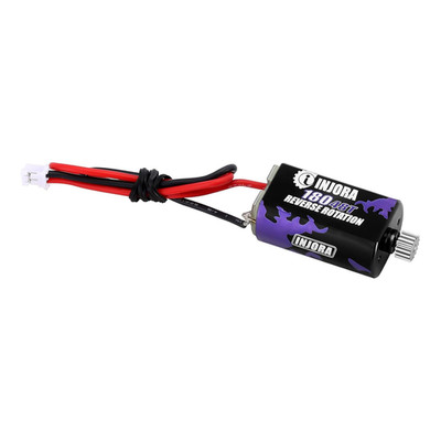 48T 180 Brushed Motor with Stainless Steel Pinion for 1/18 1/24 FMS FCX18 FCX24